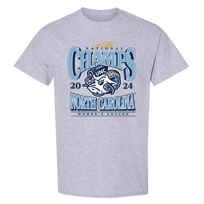 UNC - NCAA Women's Soccer : Tessa Dellarose - Vintage Gray Championship T-Shirt-0