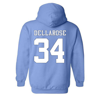 UNC - NCAA Women's Soccer : Tessa Dellarose - Vintage Carolina Blue Championship Hooded Sweatshirt-1