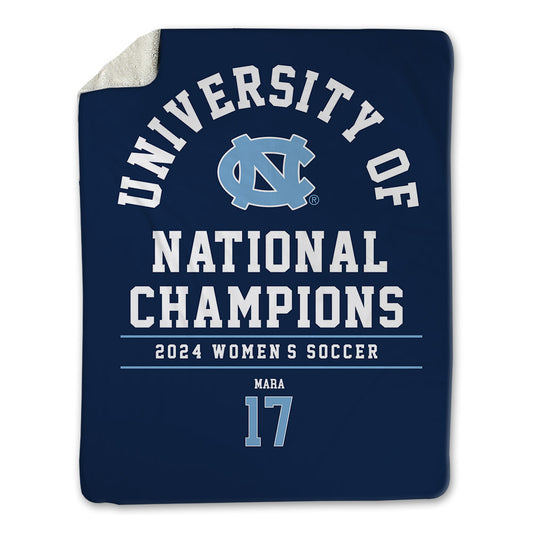 UNC - NCAA Women's Soccer : Caitlin Mara - National Champs Blanket-0