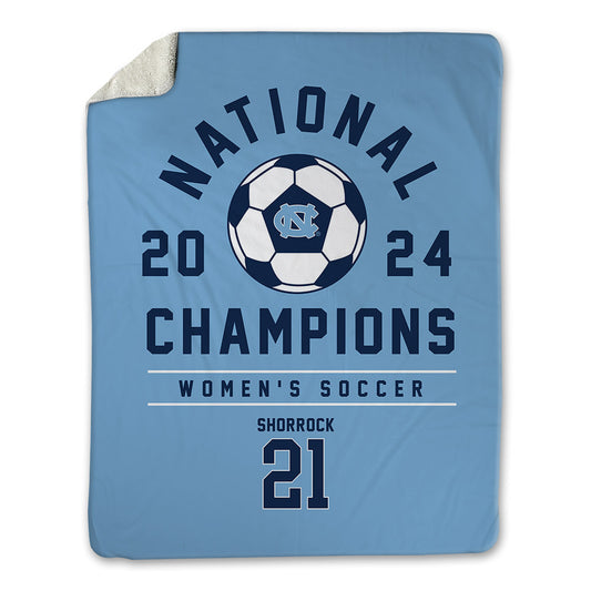 UNC - NCAA Women's Soccer : Marisa Shorrock - National Champs Blanket-0