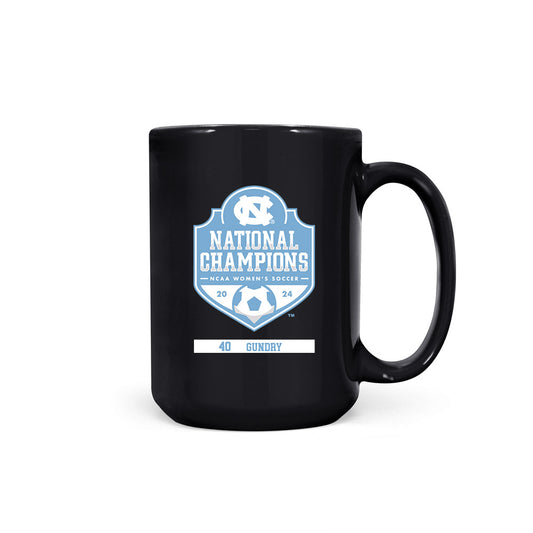 UNC - NCAA Women's Soccer : abby gundry - National Champs v6 Coffee Mug-0