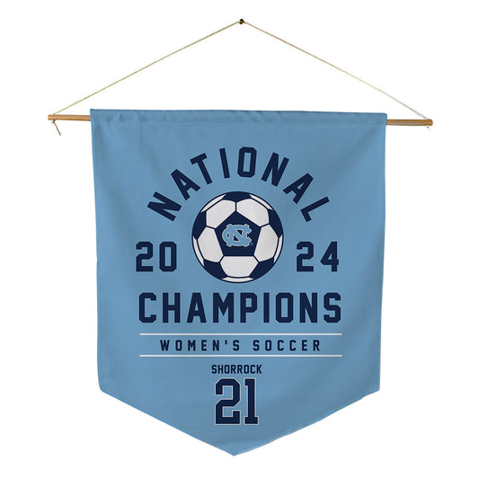 UNC - NCAA Women's Soccer : Marisa Shorrock - National Champs Pennant - 18" x 21"-0