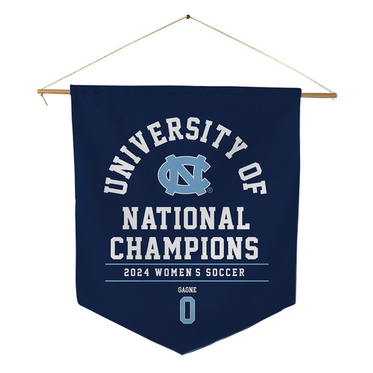 UNC - NCAA Women's Soccer : Clare Gagne - National Champs Pennant - 18" x 21"-0