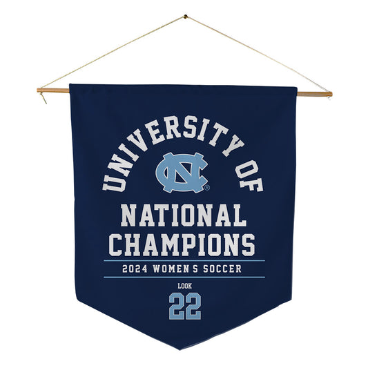 UNC - NCAA Women's Soccer : Avery Look - National Champs Pennant - 18" x 21"-0