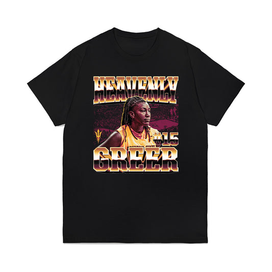 Arizona State - NCAA Women's Basketball : Heavenly Greer - Premium T-Shirt-0
