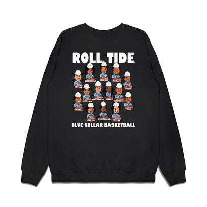 Alabama - NCAA Men's Basketball : - Blue Collar v2 Team Caricature Premium Crewneck Sweatshirt-1