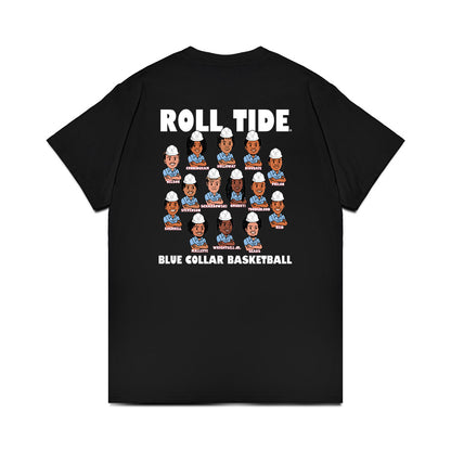 Alabama - NCAA Men's Basketball : - Blue Collar v2 Team Caricature Premium T-Shirt-1