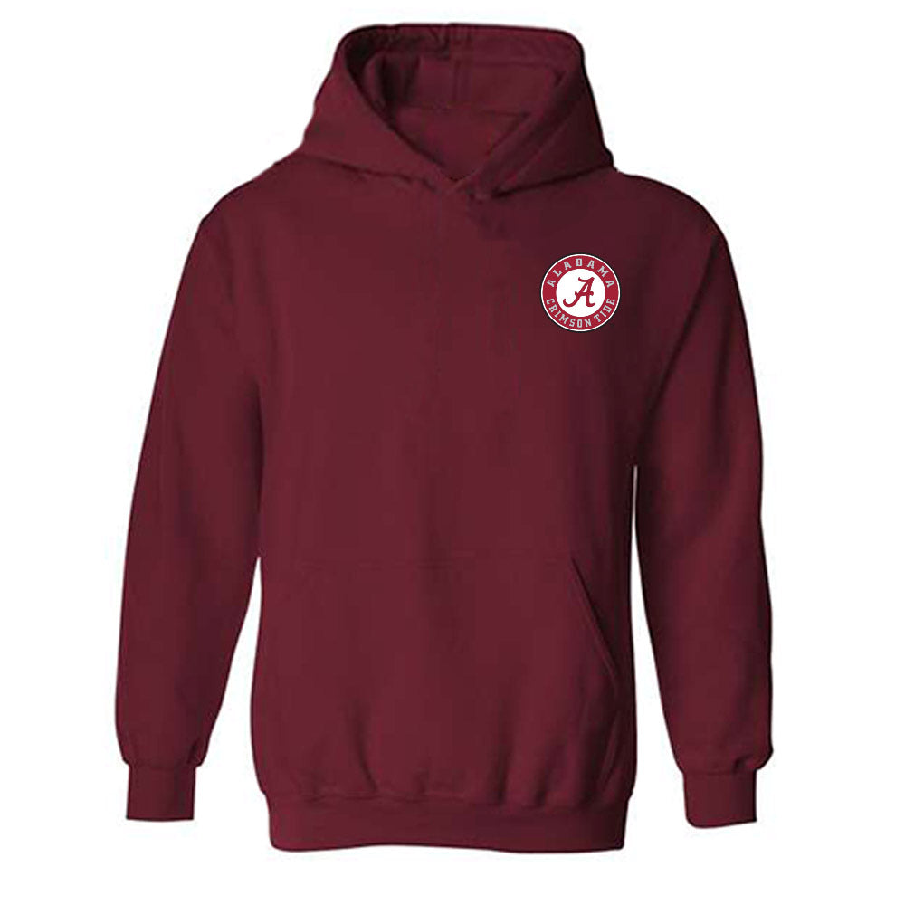 Alabama - NCAA Men's Basketball : Blue Collar v2 Team Caricature Hooded Sweatshirt-0