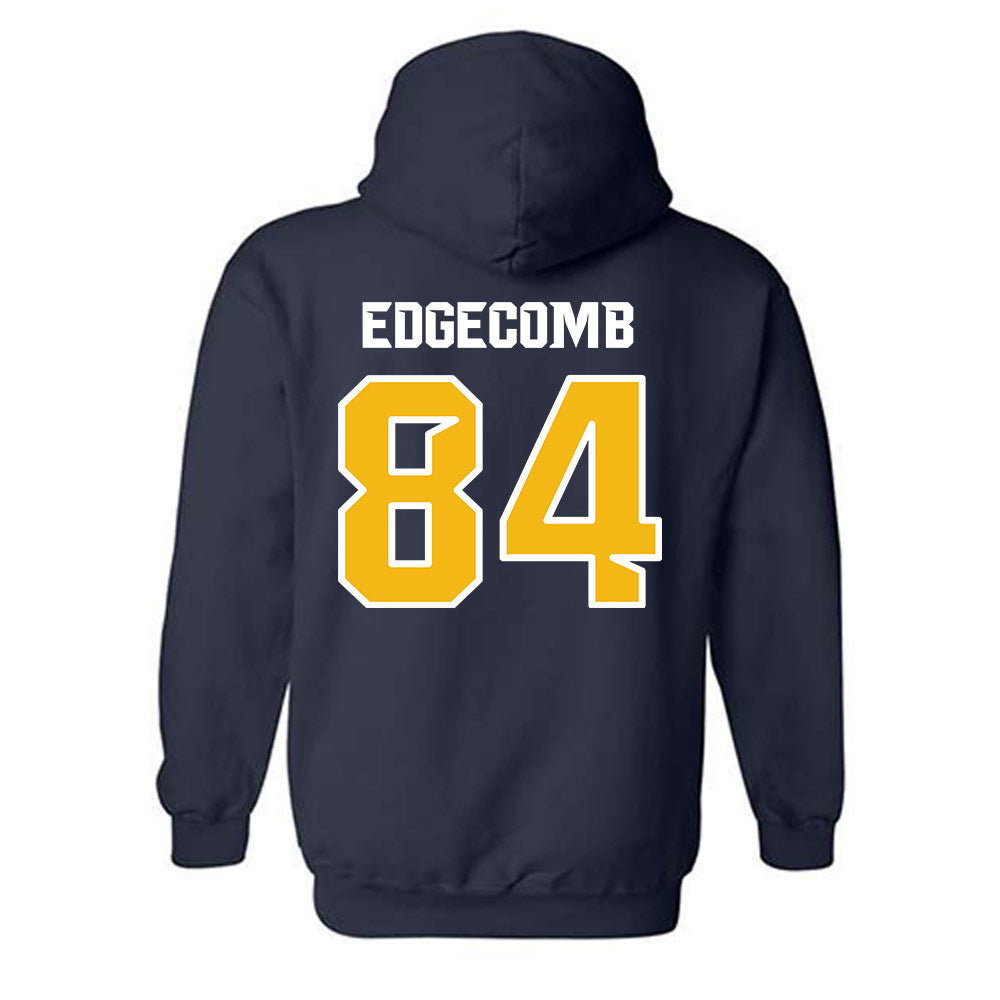 Northern Arizona - NCAA Football : Luke Edgecomb - Kiss My Axe V1 Classic Shersey Hooded Sweatshirt-1
