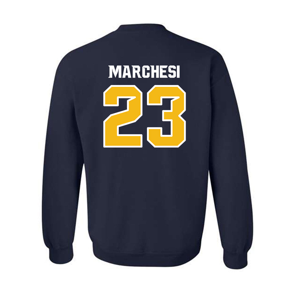 Northern Arizona - NCAA Women's Soccer : Madisyn Marchesi - Kiss My Axe V1 Classic Shersey Crewneck Sweatshirt-1