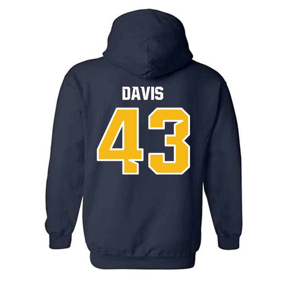 Northern Arizona - NCAA Football : Ramere Davis - Kiss My Axe V1 Classic Shersey Hooded Sweatshirt-1
