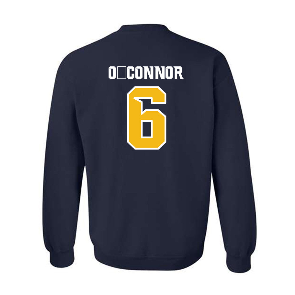 Northern Arizona - NCAA Women's Soccer : Erin O'Connor - Kiss My Axe V1 Classic Shersey Crewneck Sweatshirt-1