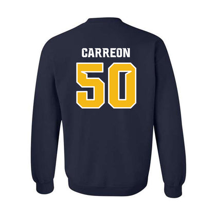 Northern Arizona - NCAA Football : Micah Carreon - Kiss My Axe V1 Classic Shersey Crewneck Sweatshirt-1