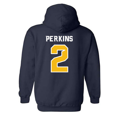 Northern Arizona - NCAA Women's Swimming & Diving : Cydnie Perkins - Kiss My Axe V1 Classic Shersey Hooded Sweatshirt-1