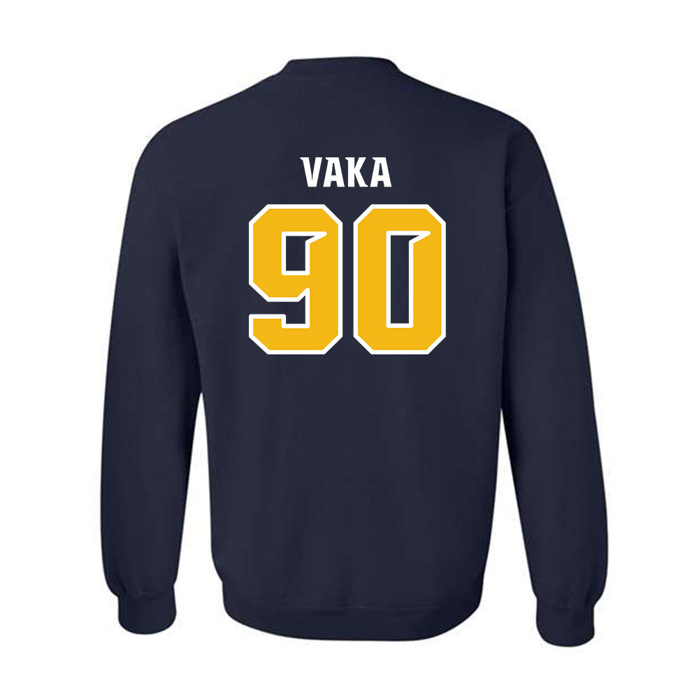Northern Arizona - NCAA Football : Victory Vaka - Kiss My Axe V1 Classic Shersey Crewneck Sweatshirt-1