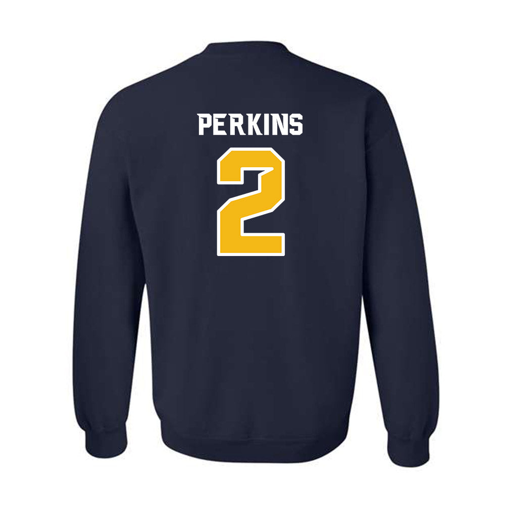 Northern Arizona - NCAA Women's Swimming & Diving : Cydnie Perkins - Kiss My Axe V1 Classic Shersey Crewneck Sweatshirt-1