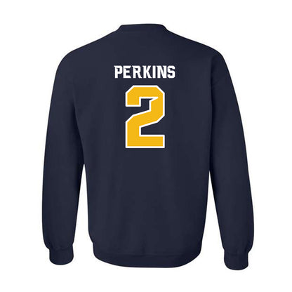 Northern Arizona - NCAA Women's Swimming & Diving : Cydnie Perkins - Kiss My Axe V1 Classic Shersey Crewneck Sweatshirt-1