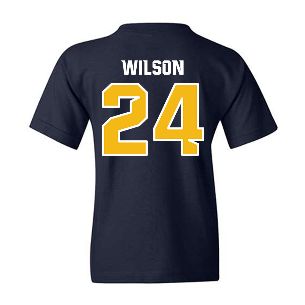 Northern Arizona - NCAA Football : Shahid Wilson - Kiss My Axe V1 Classic Shersey Youth T-Shirt-1
