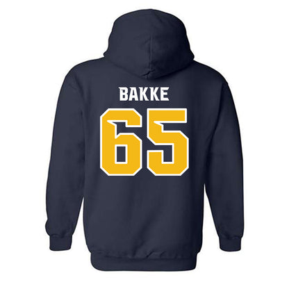Northern Arizona - NCAA Football : Brady Bakke - Kiss My Axe V1 Classic Shersey Hooded Sweatshirt-1