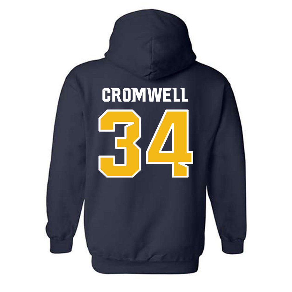 Northern Arizona - NCAA Football : Seth Cromwell - Kiss My Axe V1 Classic Shersey Hooded Sweatshirt-1