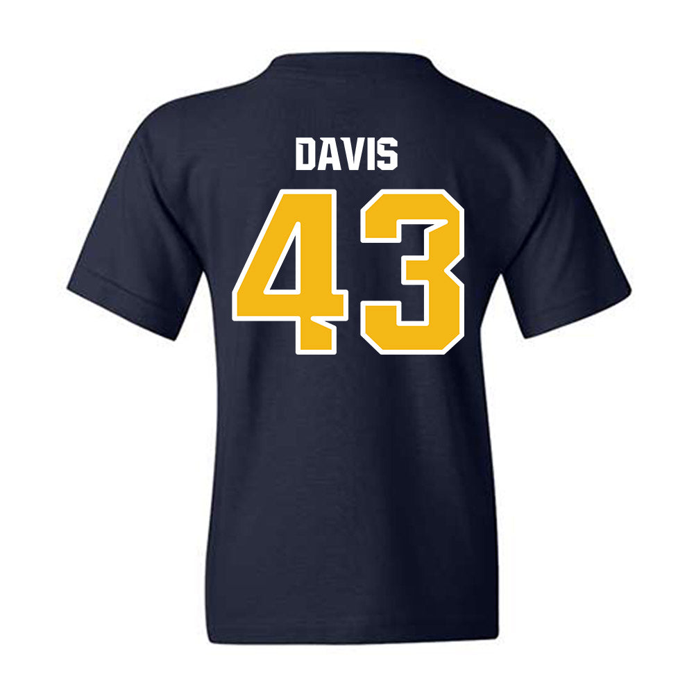 Northern Arizona - NCAA Football : Ramere Davis - Kiss My Axe V1 Classic Shersey Youth T-Shirt-1