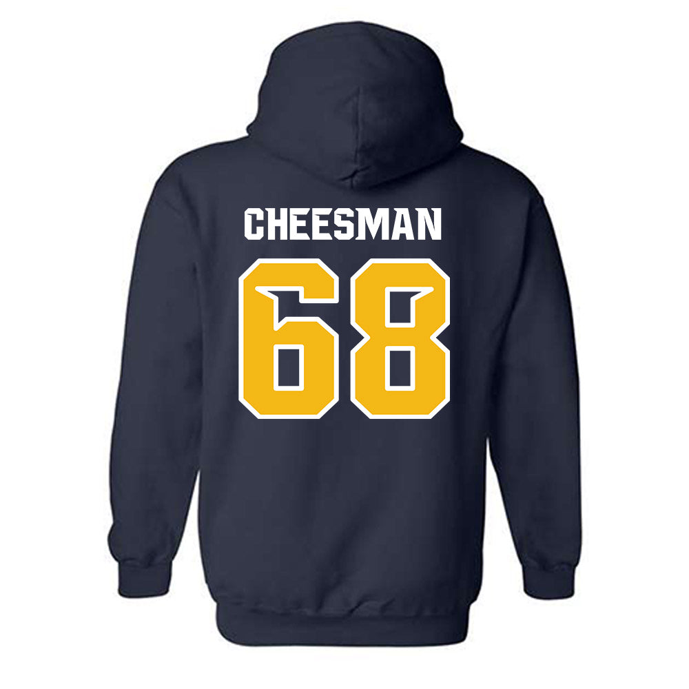 Northern Arizona - NCAA Football : Ryan Cheesman - Kiss My Axe V1 Classic Shersey Hooded Sweatshirt-1