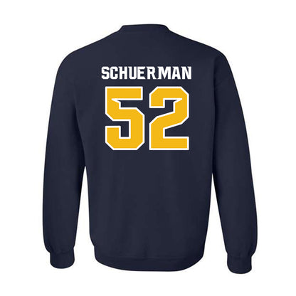 Northern Arizona - NCAA Football : Griffin Schuerman - Kiss My Axe V1 Classic Shersey Crewneck Sweatshirt-1
