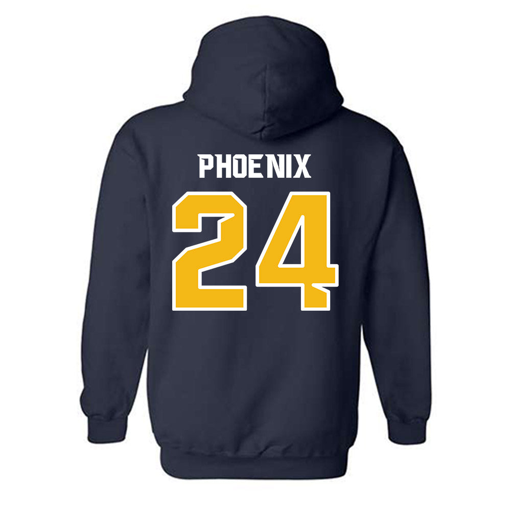Northern Arizona - NCAA Women's Soccer : haylee phoenix - Kiss My Axe V1 Classic Shersey Hooded Sweatshirt-1