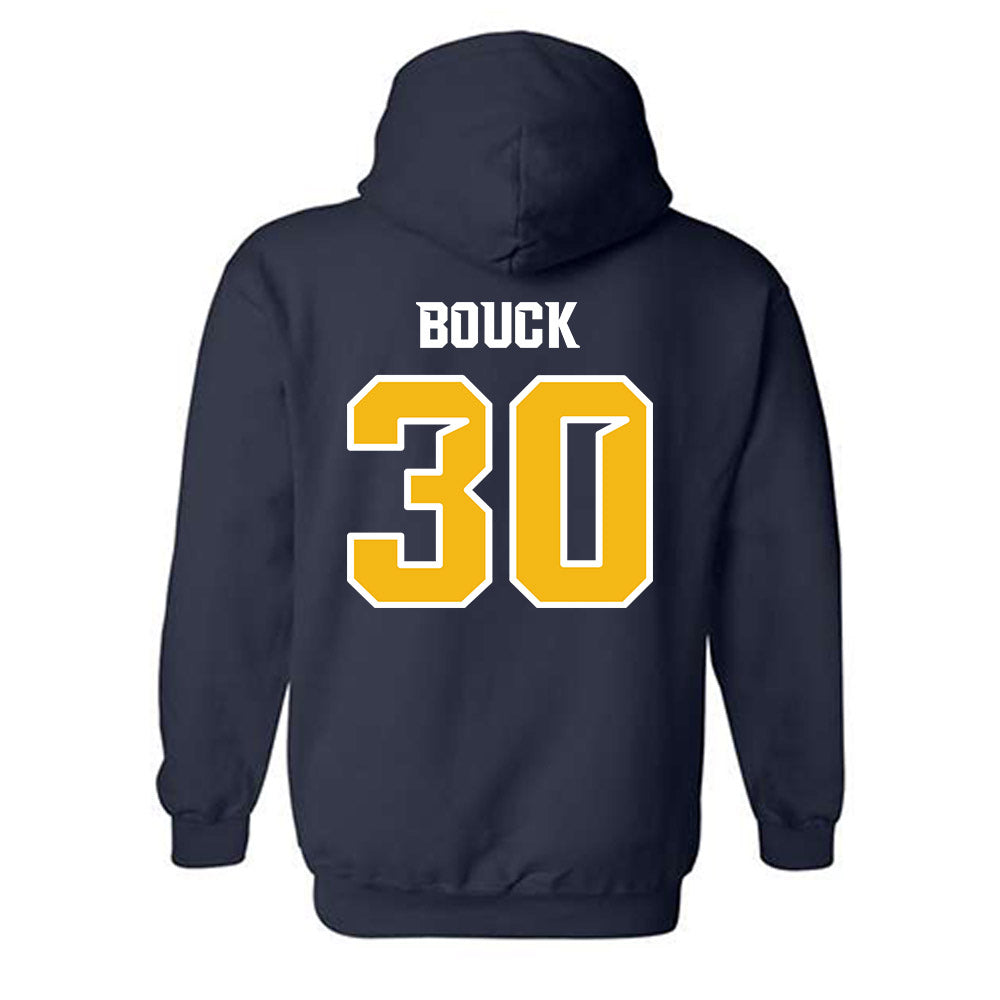 Northern Arizona - NCAA Women's Soccer : Kate Bouck - Kiss My Axe V1 Classic Shersey Hooded Sweatshirt-1