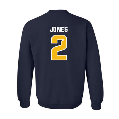 Northern Arizona - NCAA Football : Ty Jones - Kiss My Axe V1 Classic Shersey Crewneck Sweatshirt-1