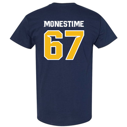 Northern Arizona - NCAA Football : Dax Monestime - Kiss My Axe V1 Classic Shersey T-Shirt-1