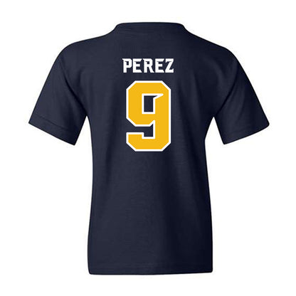 Northern Arizona - NCAA Women's Volleyball : Masina Perez - Kiss My Axe V1 Classic Shersey Youth T-Shirt-1