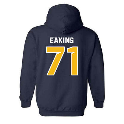 Northern Arizona - NCAA Football : Steven Eakins - Kiss My Axe V1 Classic Shersey Hooded Sweatshirt-1