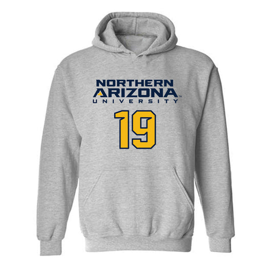 Northern Arizona - NCAA Women's Soccer : Camryn Gold - Kiss My Axe V2 Classic Shersey Hooded Sweatshirt-0
