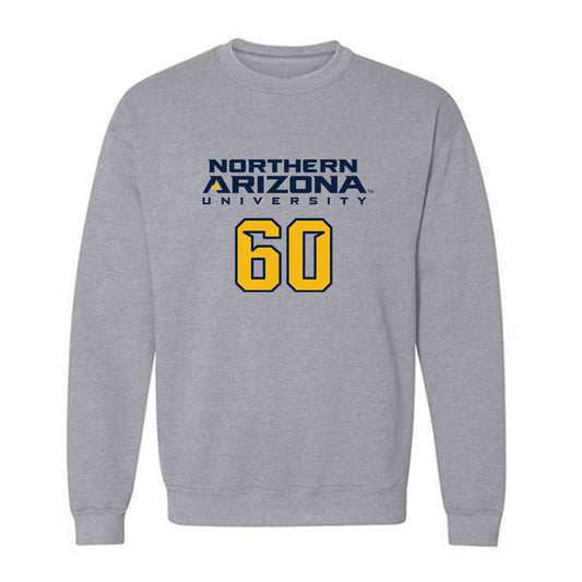 Northern Arizona - NCAA Football : John-Alexander Lopez - Kiss My Axe V2 Classic Shersey Crewneck Sweatshirt-0
