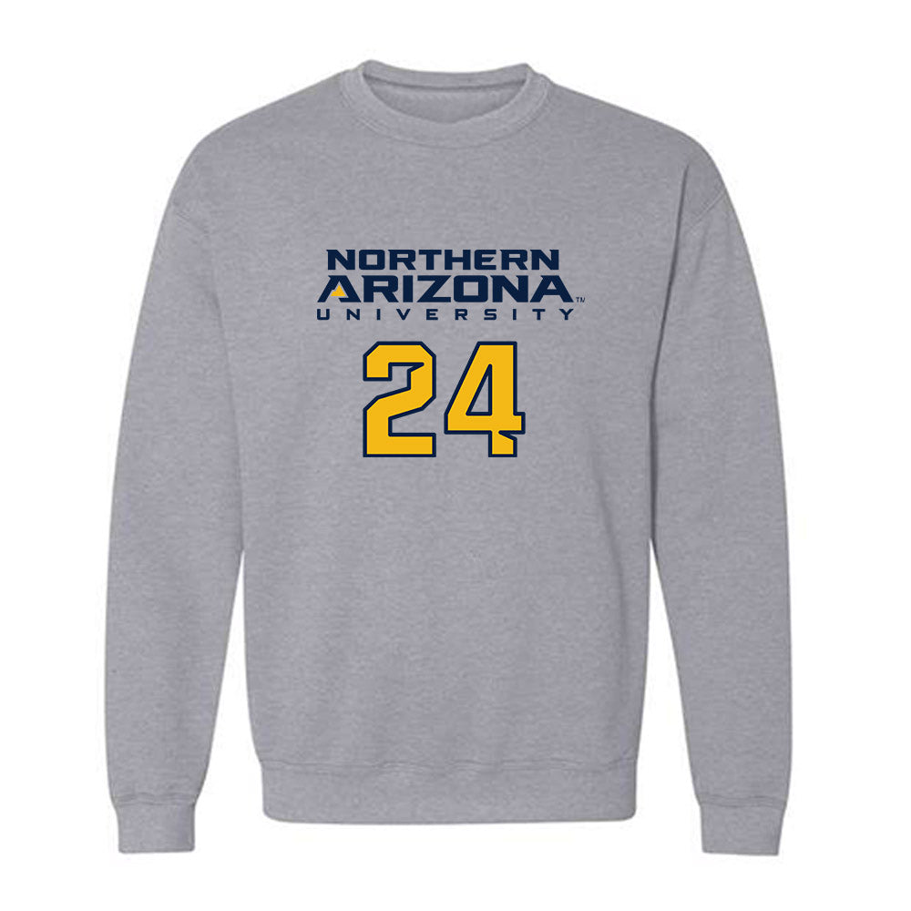 Northern Arizona - NCAA Football : Brevin Czosnyka - Kiss My Axe V2 Classic Shersey Crewneck Sweatshirt-0