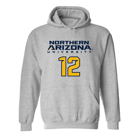 Northern Arizona - NCAA Women's Soccer : Carly Lantz - Kiss My Axe V2 Classic Shersey Hooded Sweatshirt-0