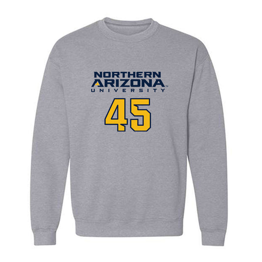 Northern Arizona - NCAA Football : Braden Kramer - Kiss My Axe V2 Classic Shersey Crewneck Sweatshirt-0