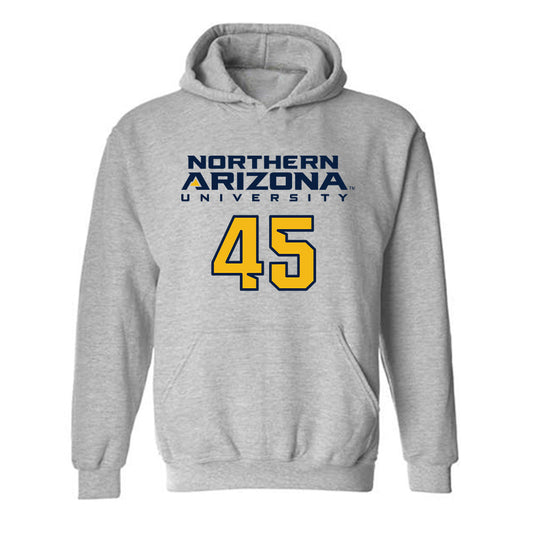Northern Arizona - NCAA Football : Braden Kramer - Kiss My Axe V2 Classic Shersey Hooded Sweatshirt-0