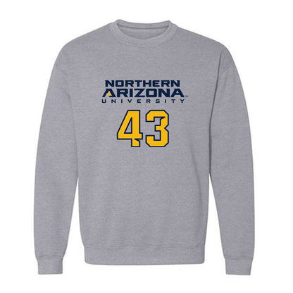 Northern Arizona - NCAA Football : Ramere Davis - Kiss My Axe V2 Classic Shersey Crewneck Sweatshirt-0