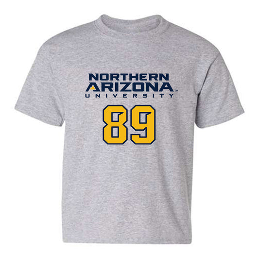 Northern Arizona - NCAA Football : Jeter Purdy - Kiss My Axe V2 Classic Shersey Youth T-Shirt-0