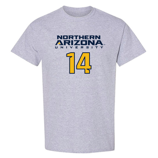 Northern Arizona - NCAA Women's Soccer : Rece Grant - Kiss My Axe V2 Classic Shersey T-Shirt-0