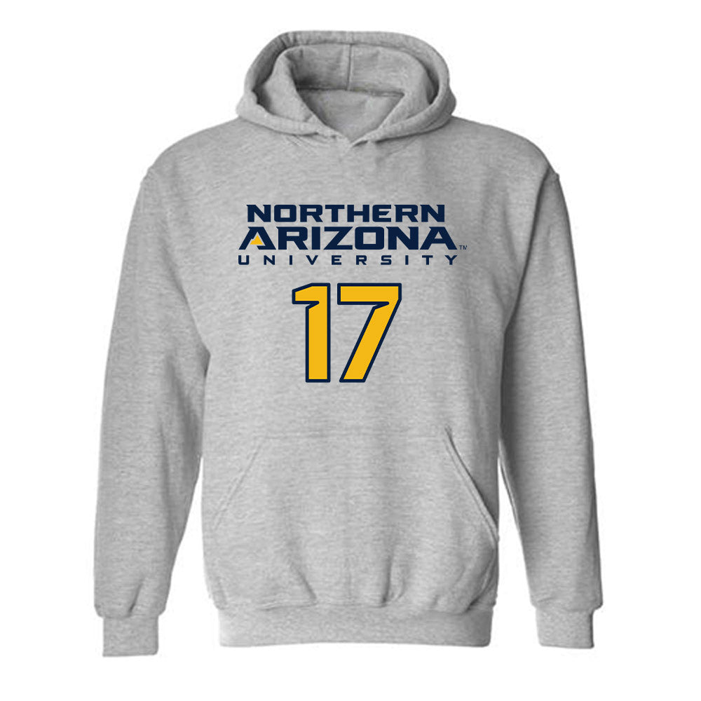 Northern Arizona - NCAA Women's Soccer : Katie Willoughby - Kiss My Axe V2 Classic Shersey Hooded Sweatshirt-0