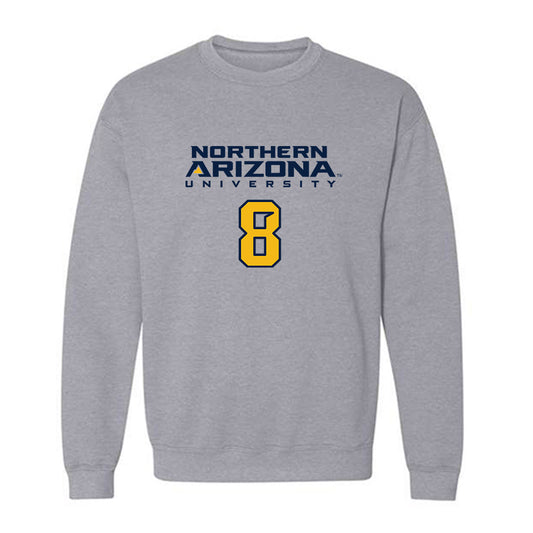 Northern Arizona - NCAA Football : Jayson Raines - Kiss My Axe V2 Classic Shersey Crewneck Sweatshirt-0