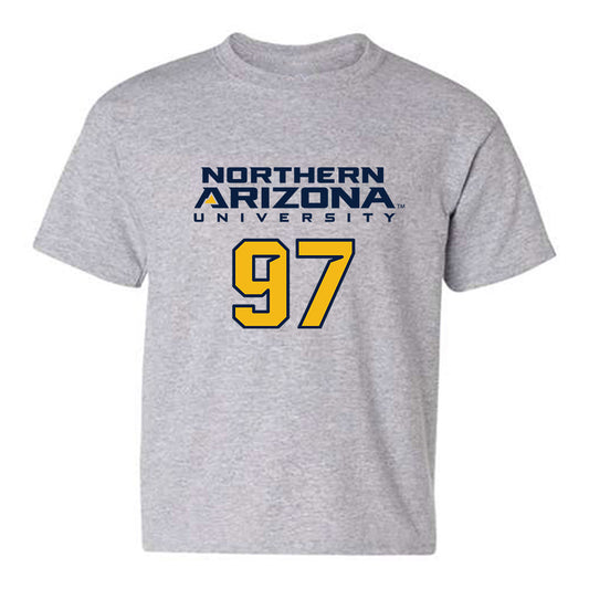 Northern Arizona - NCAA Football : Daniel Robledo - Kiss My Axe V2 Classic Shersey Youth T-Shirt-0