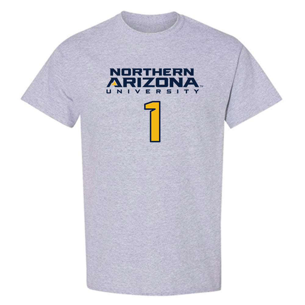 Northern Arizona - NCAA Women's Volleyball : Hanah Stoddard - Kiss My Axe V2 Classic Shersey T-Shirt-0