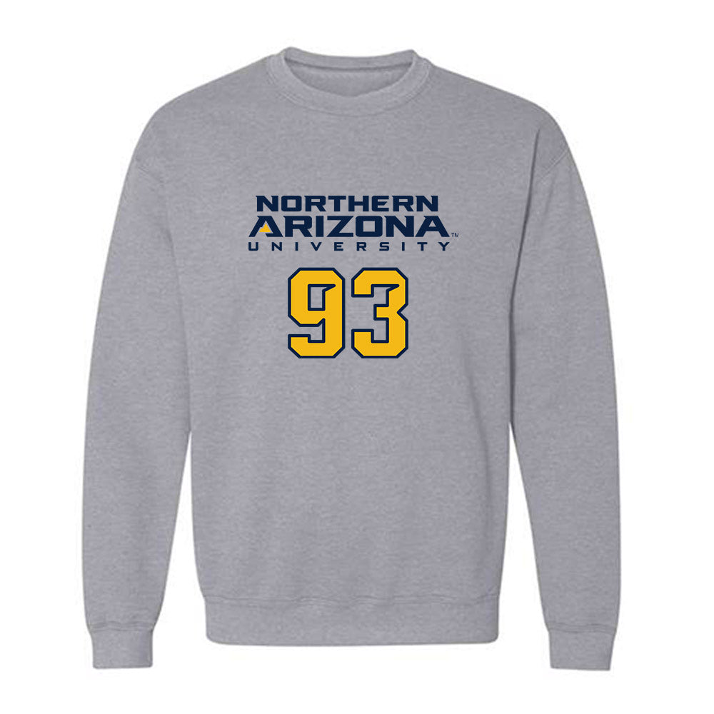 Northern Arizona - NCAA Football : Logan MacGregor - Kiss My Axe V2 Classic Shersey Crewneck Sweatshirt-0