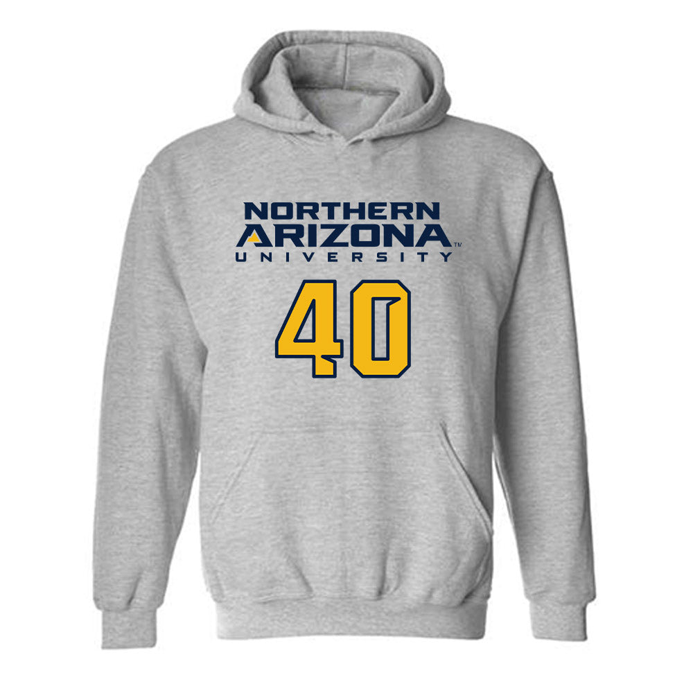 Northern Arizona - NCAA Football : Cory Hall - Kiss My Axe V2 Classic Shersey Hooded Sweatshirt-0