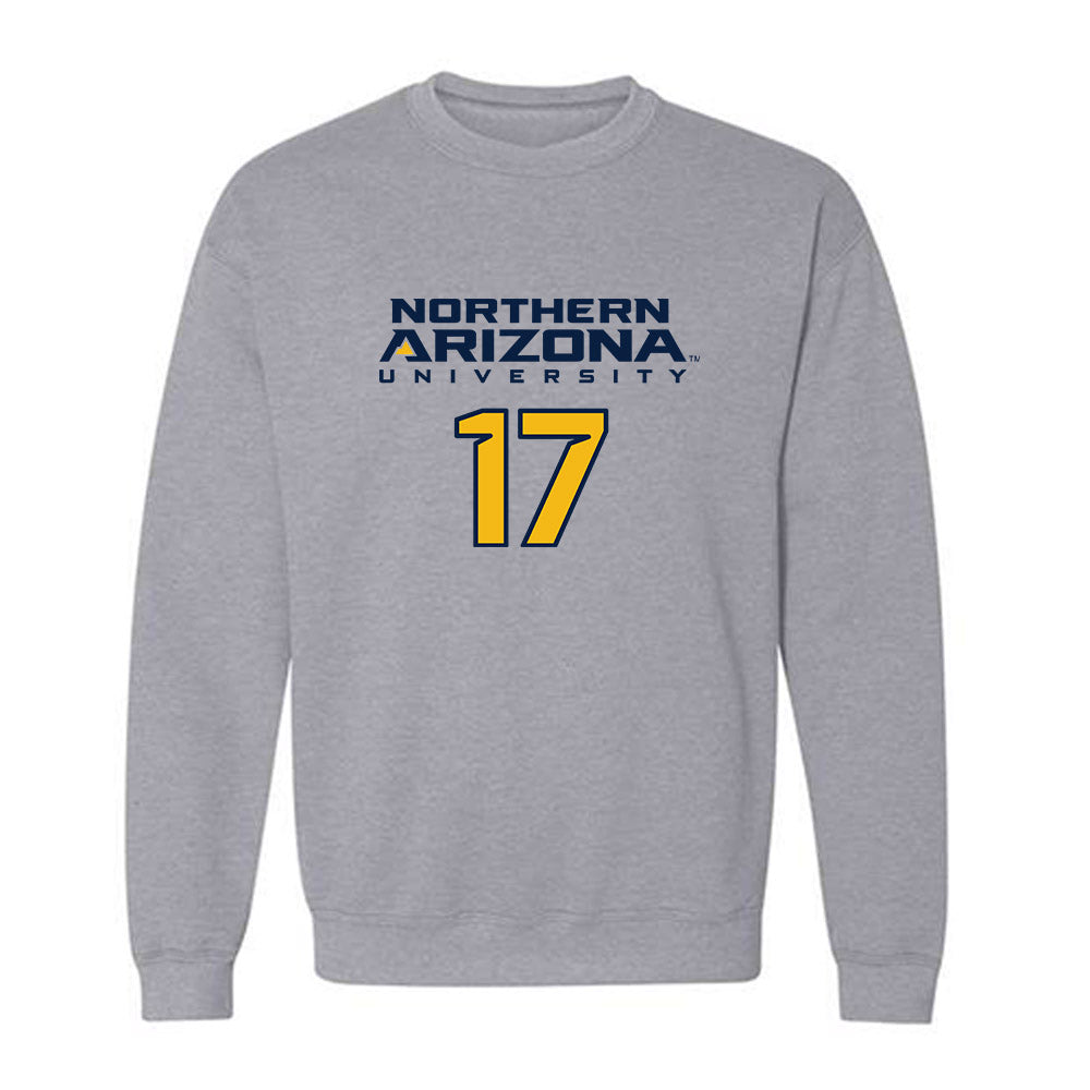 Northern Arizona - NCAA Women's Soccer : Katie Willoughby - Kiss My Axe V2 Classic Shersey Crewneck Sweatshirt-0