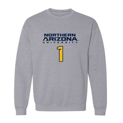 Northern Arizona - NCAA Women's Soccer : Natalie Manzo - Kiss My Axe V2 Classic Shersey Crewneck Sweatshirt-0